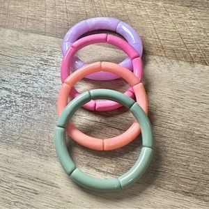 BowoodLane Acrylic Beaded Bracelets